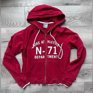 Nike Women's Red Bomber Jacket